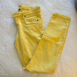 Kut from the Kloth yellow jeans EUC
